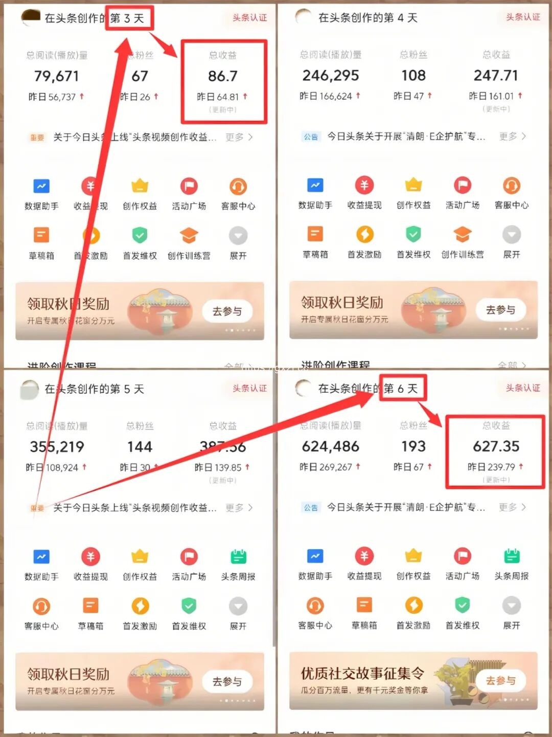 今日头条最新野路子玩法,用这方法,一天收入230+(附详细教程) - 网创项目网